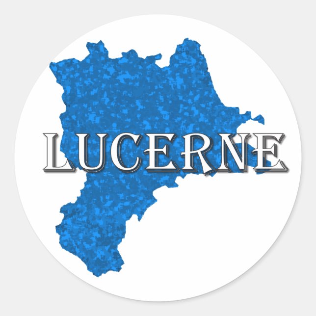 Luzern Classic Round Sticker (Front)