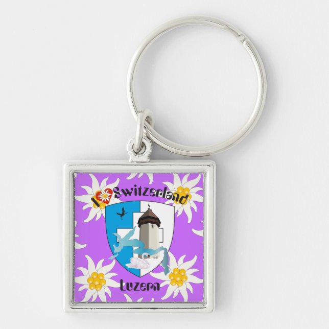 Luzern Schweiz Schlüsselanhänger Key Ring (Front)