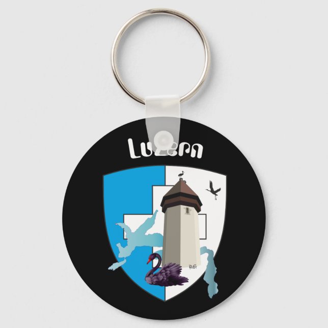 Luzern Schweiz Schlüsselanhänger Key Ring (Front)