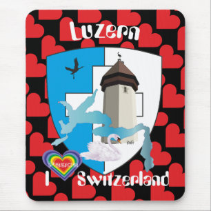 Luzern Schweiz Suisse Svizzera Switzerland Mauspad Mouse Pad