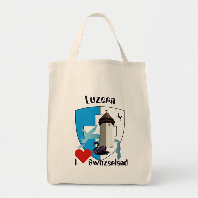 Luzern Schweiz Tasche Tote Bag (Front)
