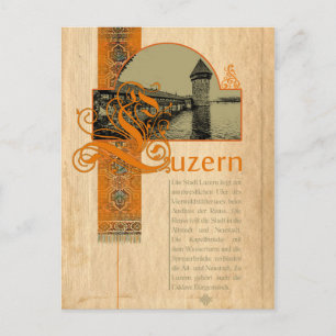 LUZERN - Switzerland ~ Postcard