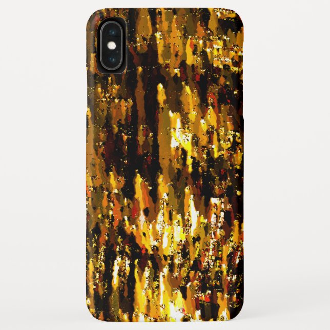 Luzes foscas de vela sob uma placa de gelo Case-Mate iPhone case (Back)