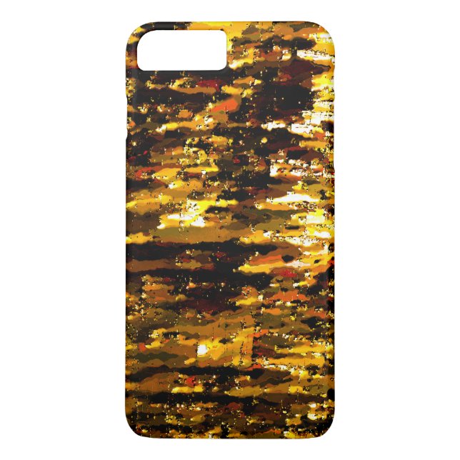 Luzes foscas de vela sob uma placa de gelo Case-Mate iPhone case (Back)