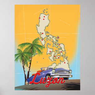 Luzon Philippines Travel poster