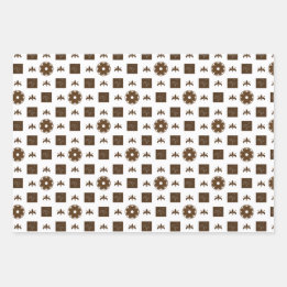 LV CHOCOLATE&VANILLA WRAPPING PAPER SHEET