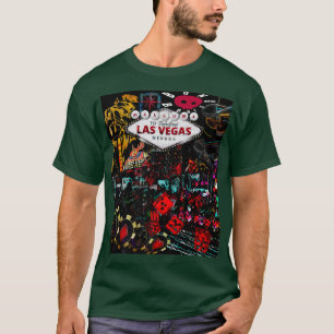 LV Nightlife Distressed Design Bong Bones Apparel T-Shirt