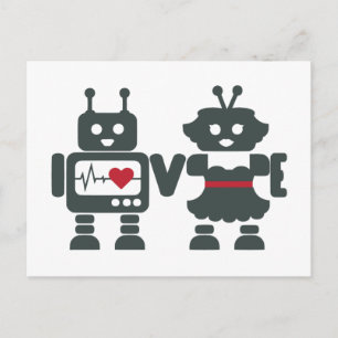 LV - Robots - Love Postcard