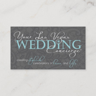 LV Wedding Concierge Business Cards