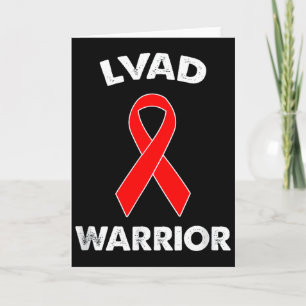 Lvad Warriortee Red-ribbon Day Clothing Lvad Card