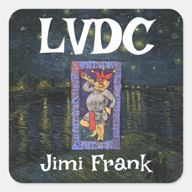 LVDC SQUARE STICKER (Front)
