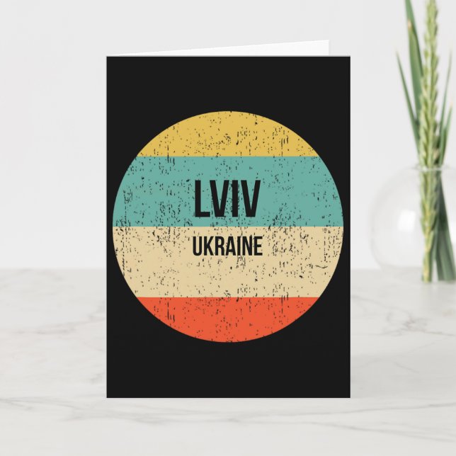 Lviv Ukraine 3  Card (Front)
