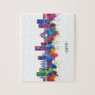 Lviv Ukraine Skyline Jigsaw Puzzle