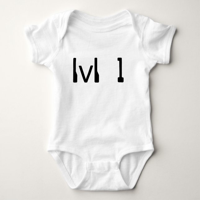 lvl 1 baby bodysuit (Front)