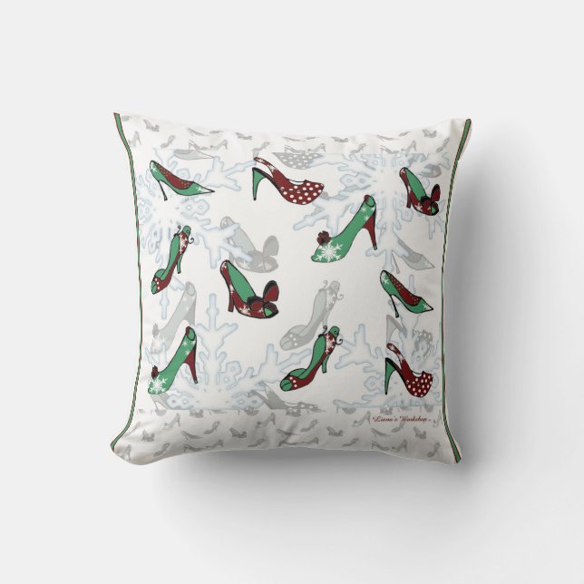 LW Christmas Shoe Pillow (Front)