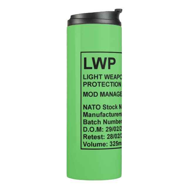 LWP Oil Tumbler (Rotated Left)