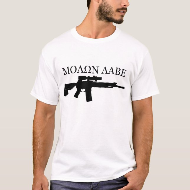 LWRC M6A3 - MOLON LABE T-Shirt (Front)