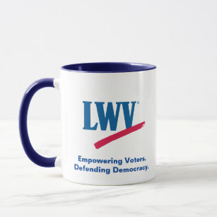 LWV Mug with Blue Accent.