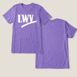 LWV Purple TriBlend Unisex short sleeve T Tri-Blend Shirt