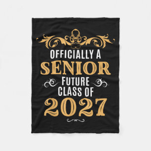 Ly A Senior Future Cl 2027 Vintage First Day Fleece Blanket