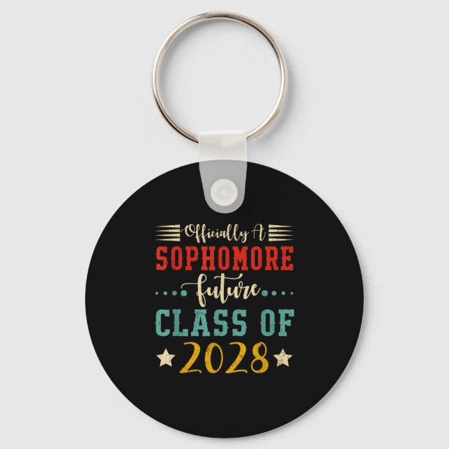Ly A Sophomore Future Cl Of 2028 First Day School  Key Ring (Front)