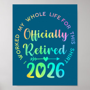 Ly Retired 2026 Funny Retirement For Women  Poster