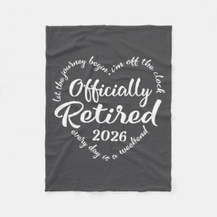 Ly Retired 2026 Hear For Women Retirement  Fleece Blanket