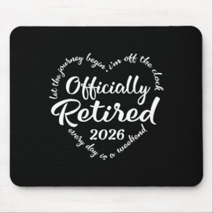 Ly Retired 2026 Hear For Women Retirement  Mouse Pad