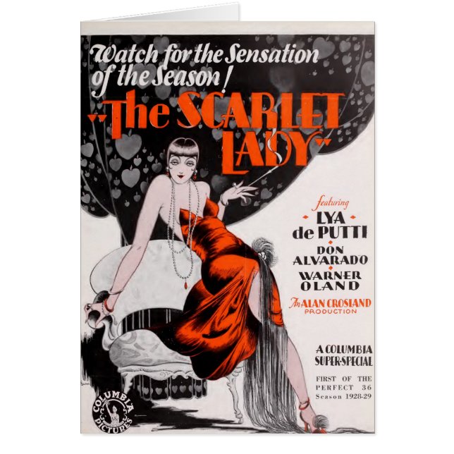 Lya De Putti silent movie exhibitor ad (Front)