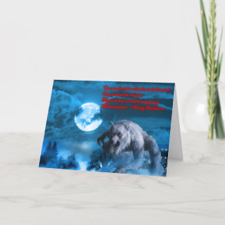 Lycan Halloween card