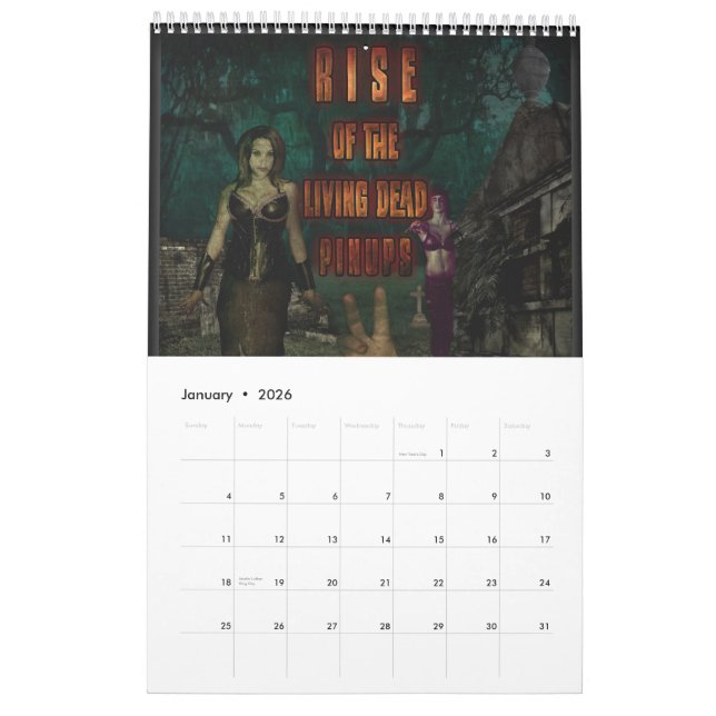 Lycan Productions Classic Monsters Calendar 2013 (Jan 2026)