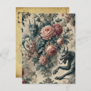 Lycans & Lullabies – Gothic Victorian Design Holiday Postcard