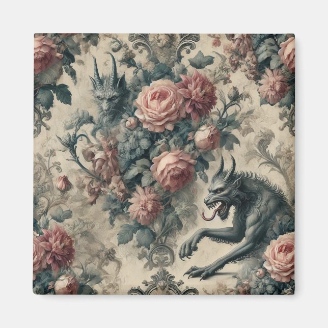 Lycans & Lullabies – Gothic Victorian Design Magnet (Front)