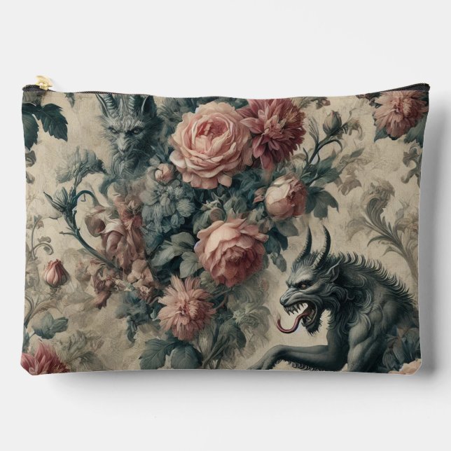 Lycans & Lullabies – Gothic Victorian Portrait Accessory Pouch (Front)