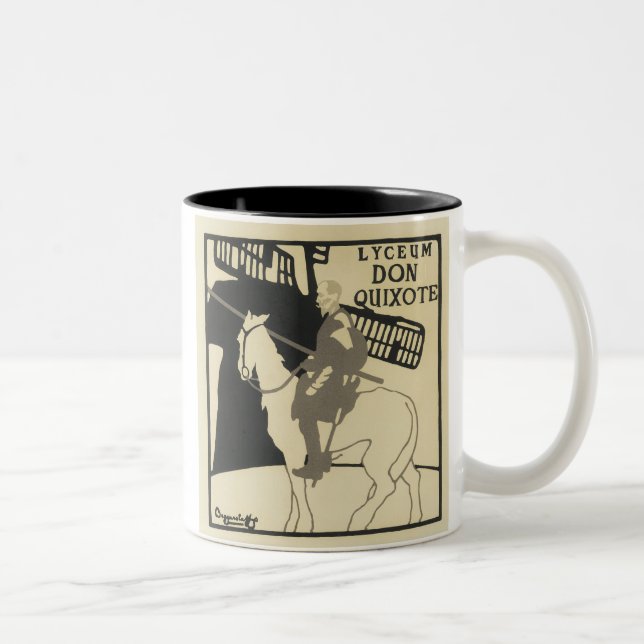 Lyceum Don Quixote, The Beggarstaffs Two-Tone Coffee Mug (Right)