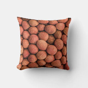 Lychee or Litchi fruit vegan and vegetarian gift Cushion