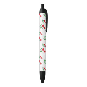 Lychee Tree Green Leaf Exotic Tropical Fruit Lover Black Ink Pen