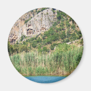 Lycian Rock Tombs, Dalyan,Turkey Magnet