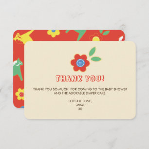 Lycka Till Thank You Invitation