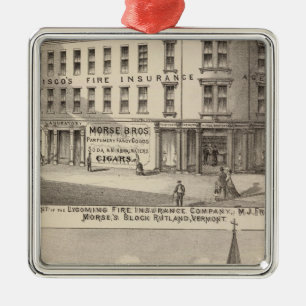 Lycoming Fire Insurance Company Metal Tree Decoration