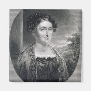 Lydia Huntley Sigourney (1791-1865), engraved by B Magnet