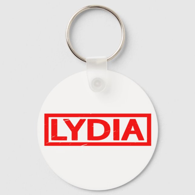 Lydia Stamp Key Ring (Front)