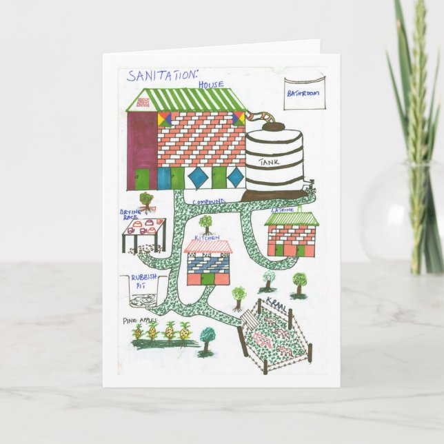 Lydia's Vision of her Family Compound Card (Front)