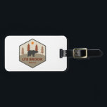 Lye Brook Wilderness Vermont Bear Luggage Tag<br><div class="desc">Lye Brook Wilderness in southern Vermont is a forested high plateau in Green Mountain National Forest that offers hiking and backpacking on trails like the Lye Brook and Branch Pond trails to features such as Lye Brook Falls and remote ponds for quiet outdoor recreation.</div>