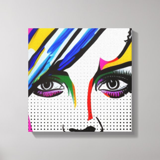Lying Eyes Canvas Print (Front)