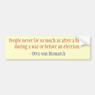 Lying People Bumper Sticker