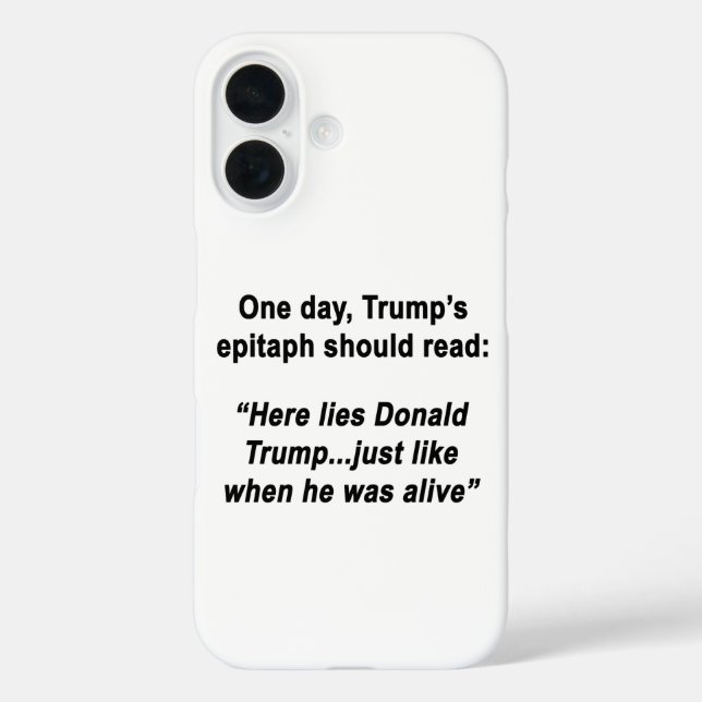 Lying Trump Case-Mate iPhone Case (Back)