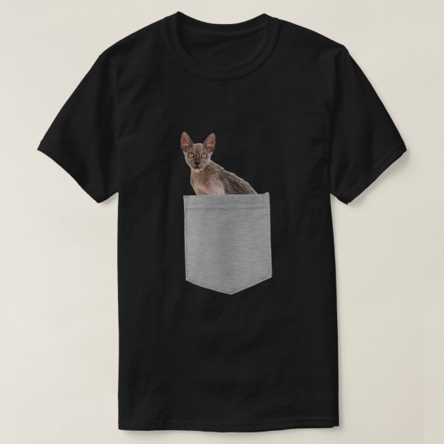Lykoi Cat In Your Pocket Premium  T-Shirt (Design Front)