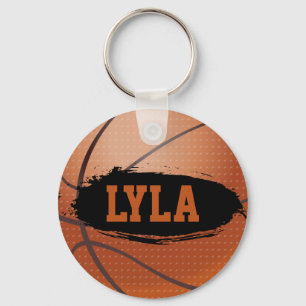 Lyla Personalised Basketball Keychain / Keyring