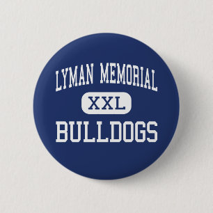 Lyman Memorial - Bulldogs - High - Lebanon 6 Cm Round Badge